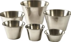 Barstuff Dipschale Kegelform mit Rollrand, Edelstahl - 43ml