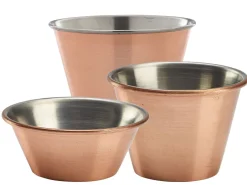 Barstuff Dipschale mit Rollrand, Edelstahl kupferfarben - 43ml