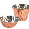 Barstuff Dipschale mit Rollrand, Edelstahl gehämmert kupferfarben - 43ml