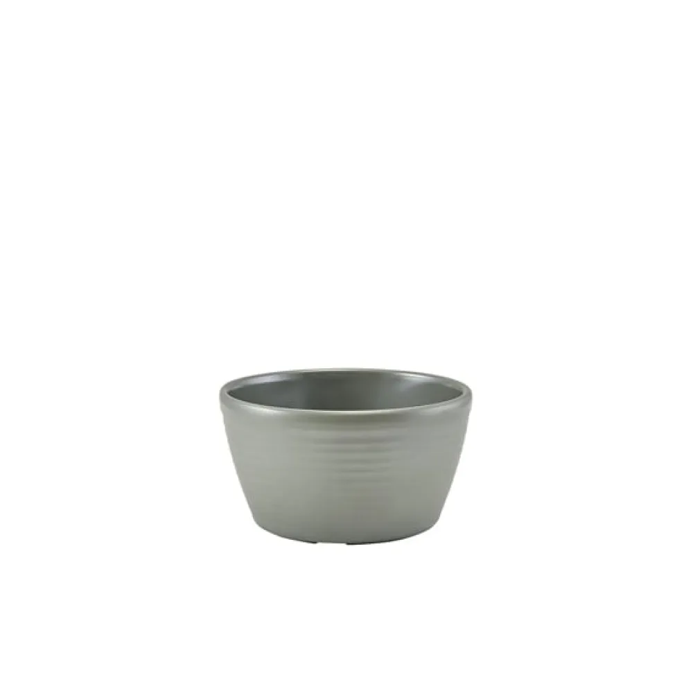 Barstuff Dipschale Ripple, Melamin mattgrau - 113ml (24 Stk.)
