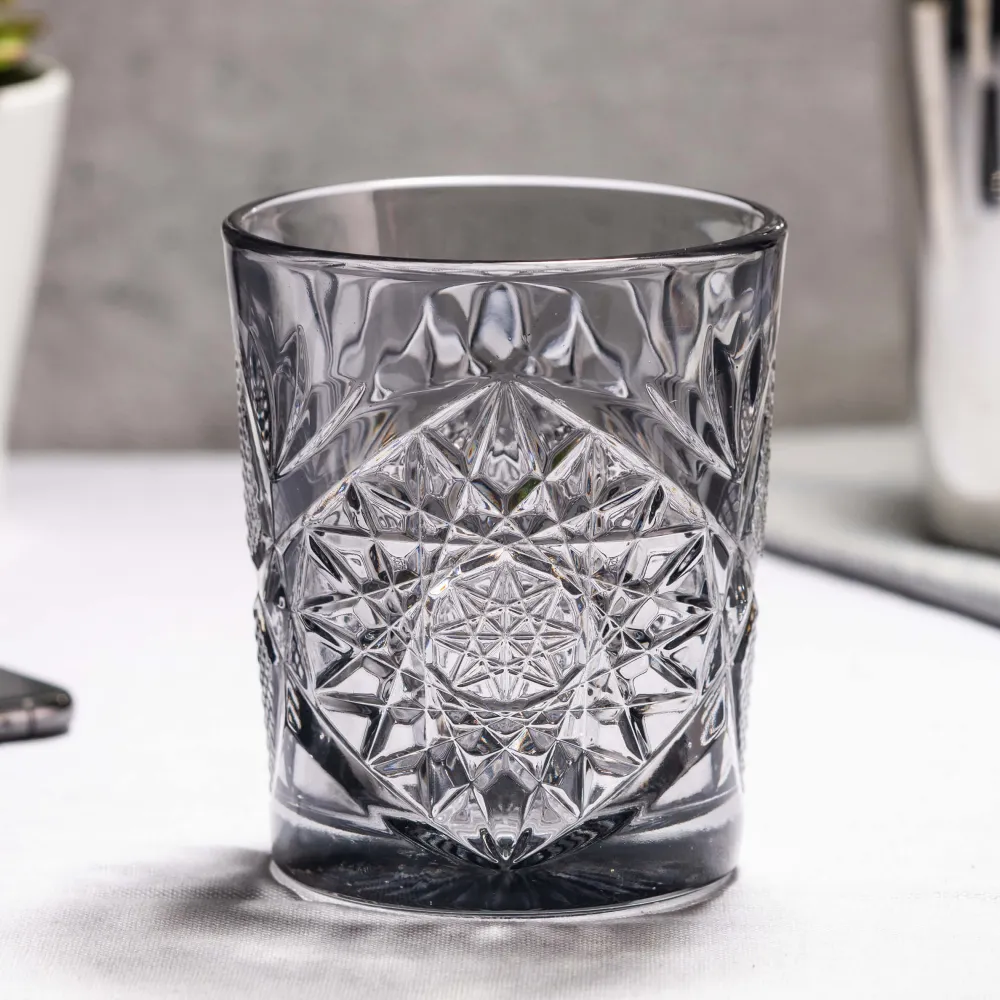 Barstuff D.O.F. Glas Hobstar grau, Libbey - 355ml