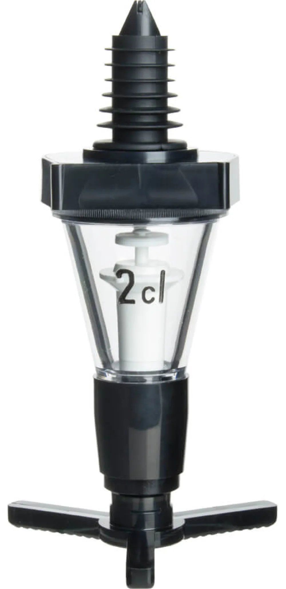 Barstuff Doppel Wandflaschenhalter mit 2x 2cl Dosierern