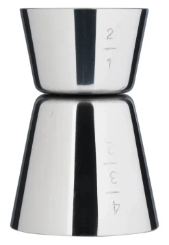 Barstuff Doppelmessbecher / Jigger mit Skalierung - Edelstahl poliert (20/40ml)