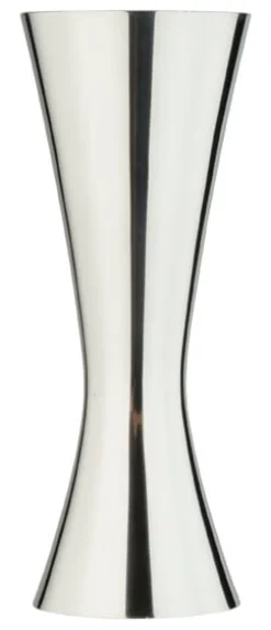 Barstuff Doppelmessbecher Aero, poliert, Urban Bar - Edelstahl (20/40ml)