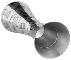 Barstuff Doppelmessbecher Aero Tiki, Urban Bar - Edelstahl (25/50ml)