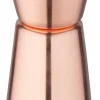 Barstuff Doppelmessbecher, kupferfarben - Edelstahl (3/6cl)