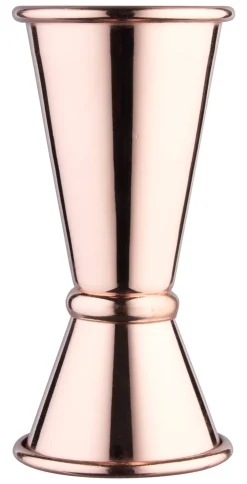 Barstuff Doppelmessbecher, kupferfarben - Edelstahl (2/4cl)