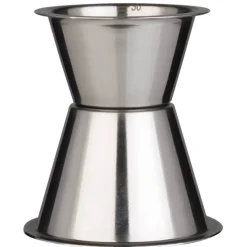 Barstuff Doppelmessbecher 30/50ml, Skalierung - Edelstahl