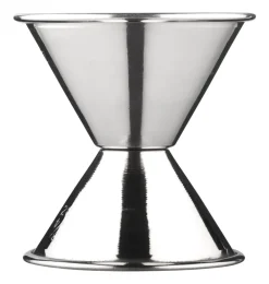 Barstuff Doppelmessbecher, poliert - Metall (0,75/1,0 oz)