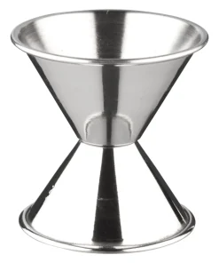Barstuff Doppelmessbecher, poliert - Metall (0,75/1,0 oz)