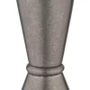 Barstuff Doppelmessbecher, vintage - Edelstahl (20/40ml)