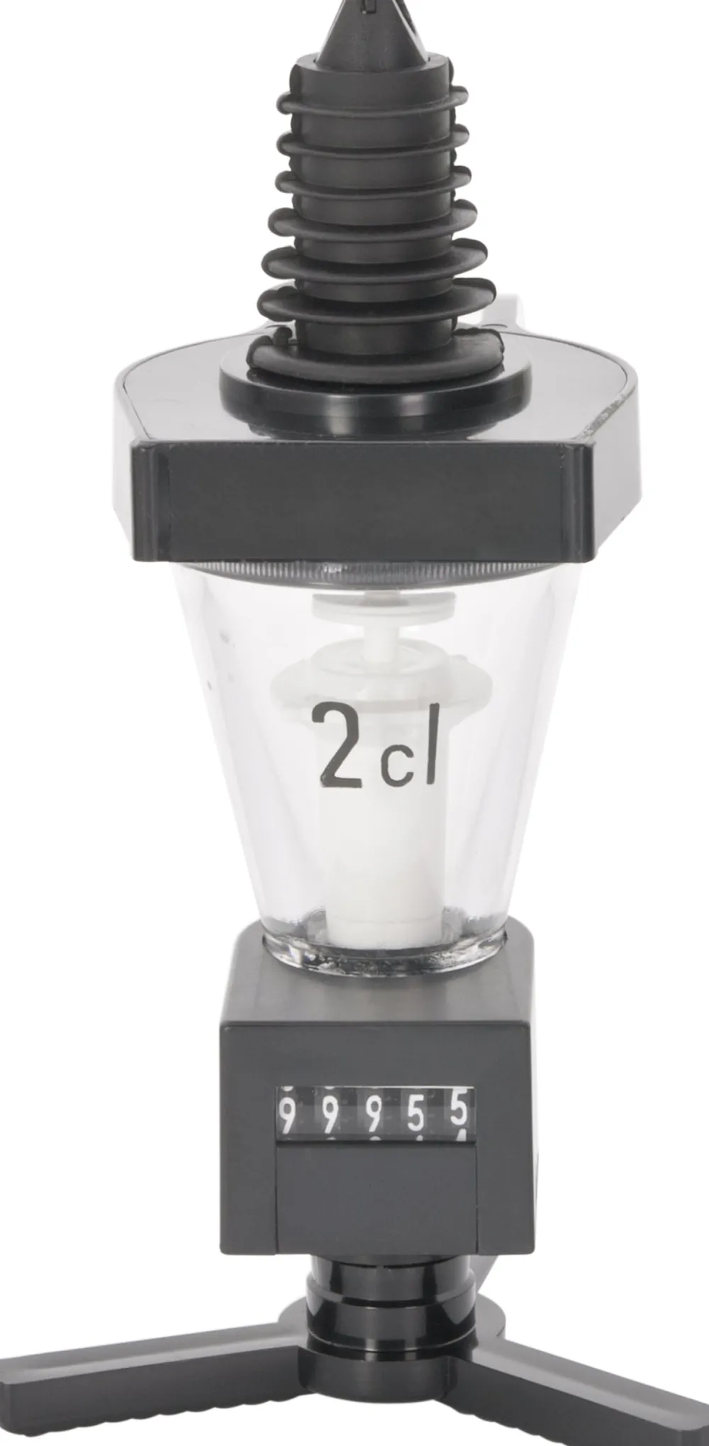 Barstuff Dosierer mit Zählwerk mittig, Kunststoff (0,7l - 1,0l) - 4cl