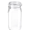 Barstuff Drahtbügelglas / Einmachglas Fido eckig - 1500ml