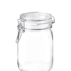Barstuff Drahtbügelglas / Einmachglas Fido eckig - 1000ml