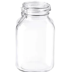 Barstuff Drahtbügelglas / Vorratsglas Fido eckig - 3000ml