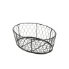 Barstuff Drahtkorb / Servierkorb schwarz - 24x18x8,5cm (6 Stk.)