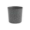 Barstuff Edelstahlbecher / Snackbecher Antik-Look silberfarben - 8,5x8,5cm/420ml (12 Stk.)