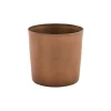 Barstuff Edelstahlbecher / Snackbecher vintage kupferfarben - 8,5x8,5cm/420ml (12 Stk.)