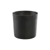 Barstuff Edelstahlbecher / Snackbecher vintage schwarz - 8,5x8,5cm/420ml (12 Stk.)
