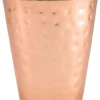 Barstuff Edelstahlbecher konisch, gehämmert kupferfarben - 410ml