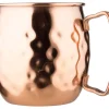 Barstuff Edelstahlbecher Moscow Mule, kupferfarben, gehämmert, Prime Bar - 400ml