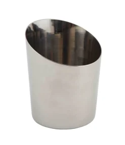 Barstuff Edelstahlbecher, Schrägschnitt - poliert (11,6cm)