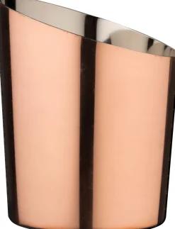 Barstuff Edelstahlbecher, Schrägschnitt - kupferfarben (11,6cm)