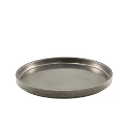 Barstuff Edelstahlteller, vintage - 26,5 cm