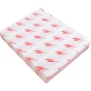 Barstuff Einschlagpapier fettdicht, rotes Muster - 25x32cm (1000 Stk.)