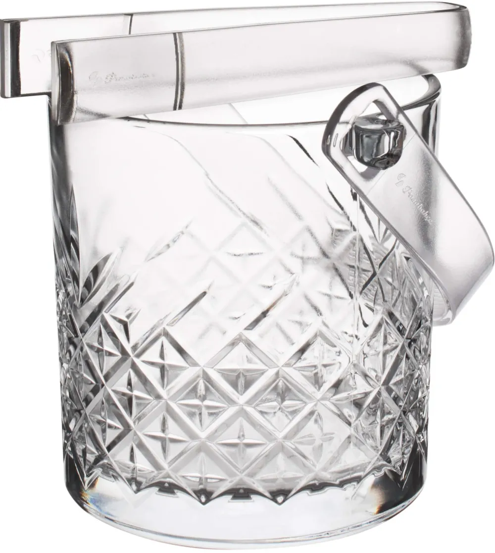 Barstuff Eisbehälter Timeless, Pasabahce, mit Eiszange - 1,0l