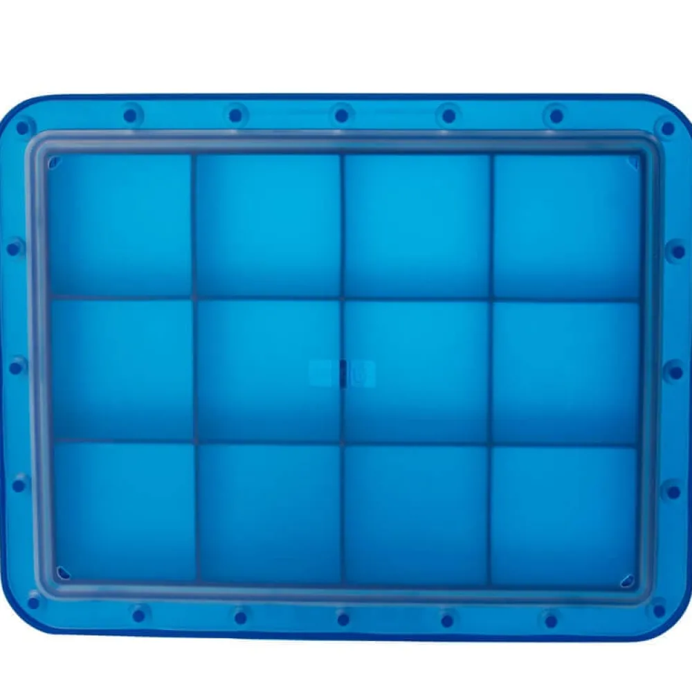 Barstuff Eiswürfelform Arctic mit Deckel, Platin-Silikon, Lurch - 5cm