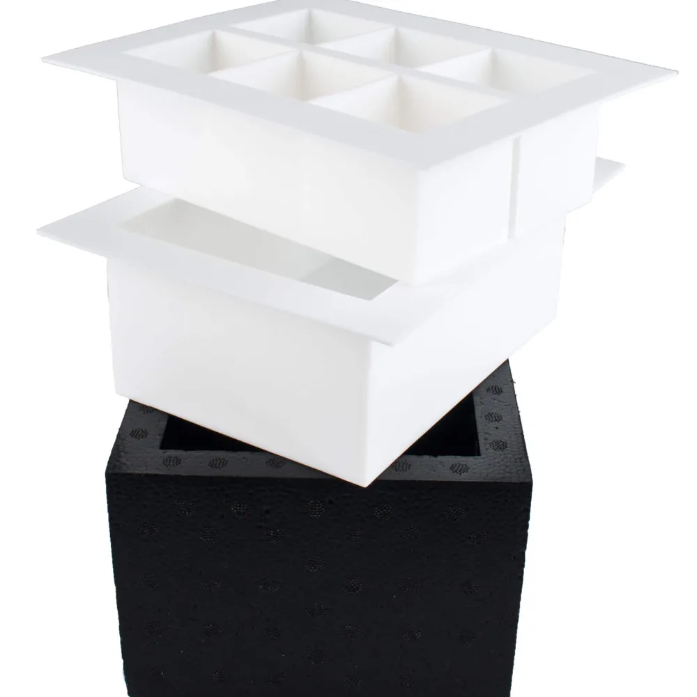 Barstuff Eiswürfelform Clear Ice Box Cubes, Ice Forward - 5x5x5cm