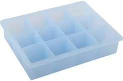 Barstuff Eiswürfelform Cubes, 12 Würfel, Lurch - Platin-Silikon (4cm)