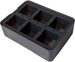 Barstuff Eiswürfelform Cubes, Platin-Silikon, Lurch - 5cm