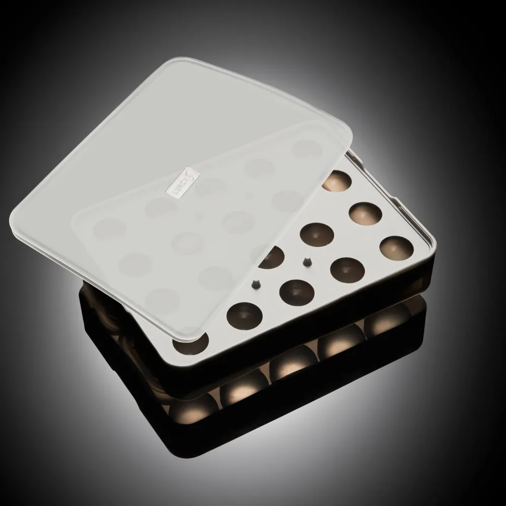 Barstuff Eiswürfelform Kugeln, Lurch - Platin-Silikon (3,0cm)