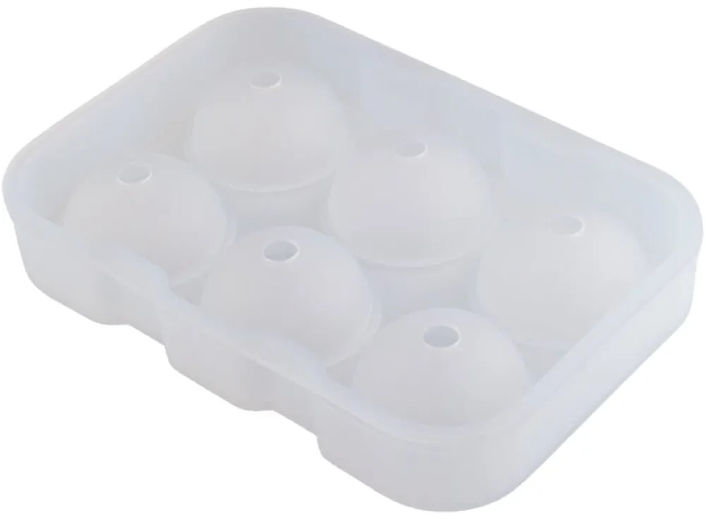 Barstuff Eiswürfelform, Silikon - 6 Kugeln (4,5cm)