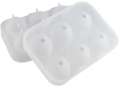 Barstuff Eiswürfelform, Silikon - 6 Kugeln (4,5cm)