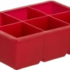 Barstuff Eiswürfelform Würfel (5,0cm) - rot