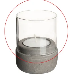 Barstuff Ersatzglas für Kerzenhalter/Windlicht #7284