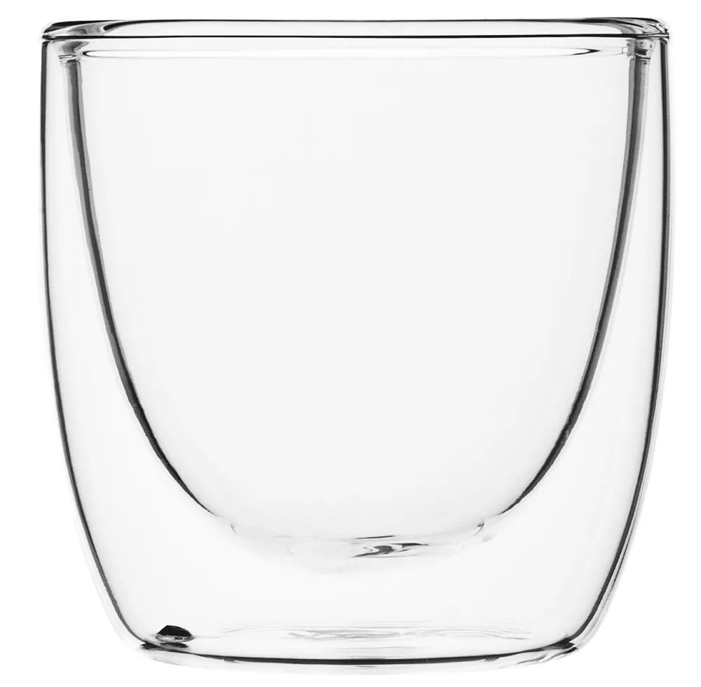 Barstuff Espresso Glas ohne Henkel, doppelwandig, Lounge - 0,07l