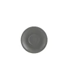 Barstuff Espresso Untertasse Porzellan matt grau – 12 cm (6 Stk.)