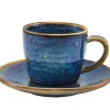 Barstuff Espresso Untertasse Terra Aqua Blue - 11,5cm (6 Stk.)
