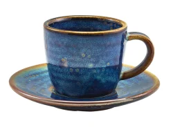 Barstuff Espresso Untertasse Terra Aqua Blue - 11,5cm (6 Stk.)