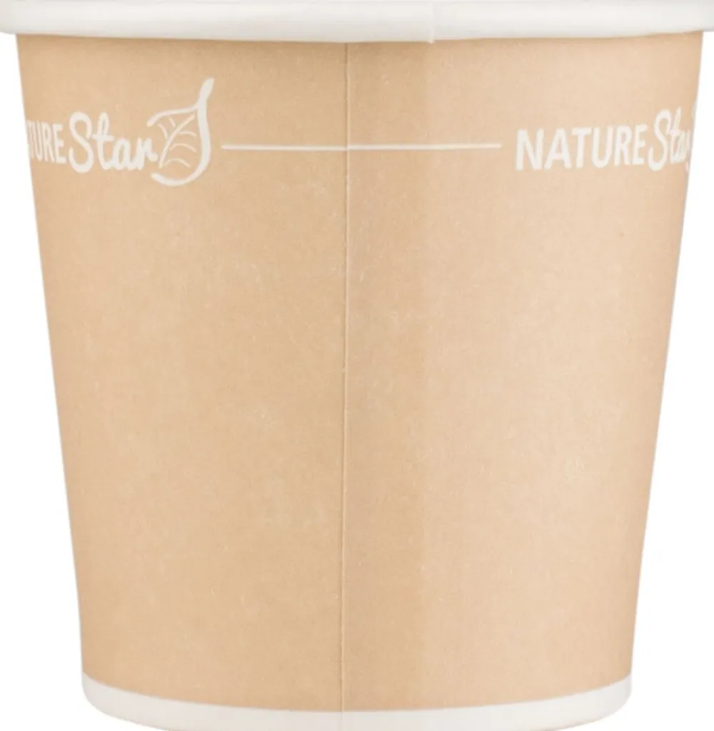 Barstuff Espresso-/Kaffeebecher Papier, braun - 100ml (50 Stk.)