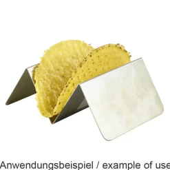 Barstuff Fast-Food-Ständer, Edelstahl - 1-2 Fächer (12 Stk.)