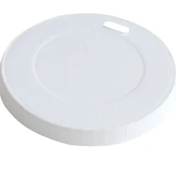 Barstuff Flachdeckel für Kaffeebecher, Pappe weiß - 8cm (50 Stk.)
