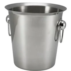 Barstuff Flaschenkühler / Weinkühler, Edelstahl, mit Ringgriffen - 4,0l