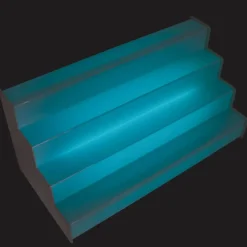 Barstuff Flaschentreppe 1000x440mm - LED bunt