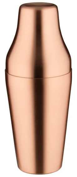 Barstuff French Cocktail Shaker, kupferfarben matt, zweiteilig (500ml)