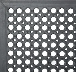 Barstuff Fußbodenmatte schwarz - Gummi (152,5 x 91,5cm)